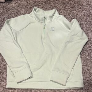 Light Green Quarter-Zip Pullover Athleta girl